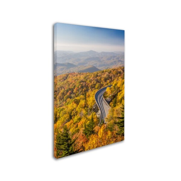 Pierre Leclerc 'Blue Ridge Parkway' Canvas Art,22x32